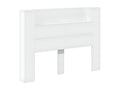 Headboard cabinet with white LED lighting, 140x16.5x103.5 cm EHQF59835