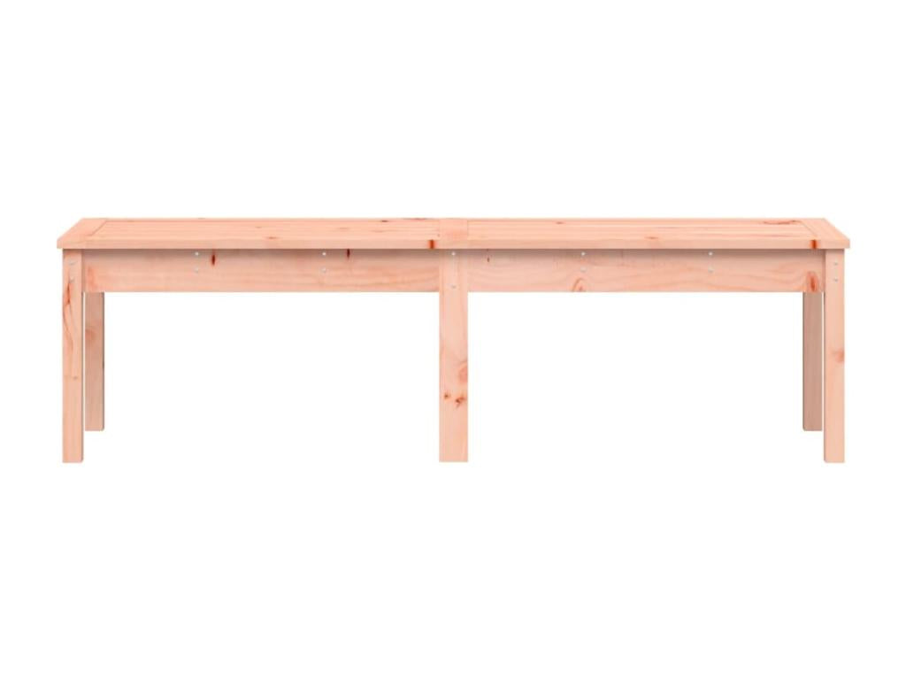 Brown wooden garden bench, 159.5x44x45 cm, 02 0011767 WUAL12132