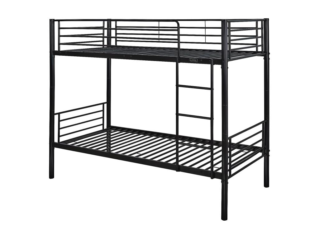 Lysvia Bunk Bed - 90x190 cm - Metal - Black FNSG32383