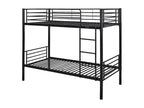 Lysvia Bunk Bed - 90x190 cm - Metal - Black FNSG32383