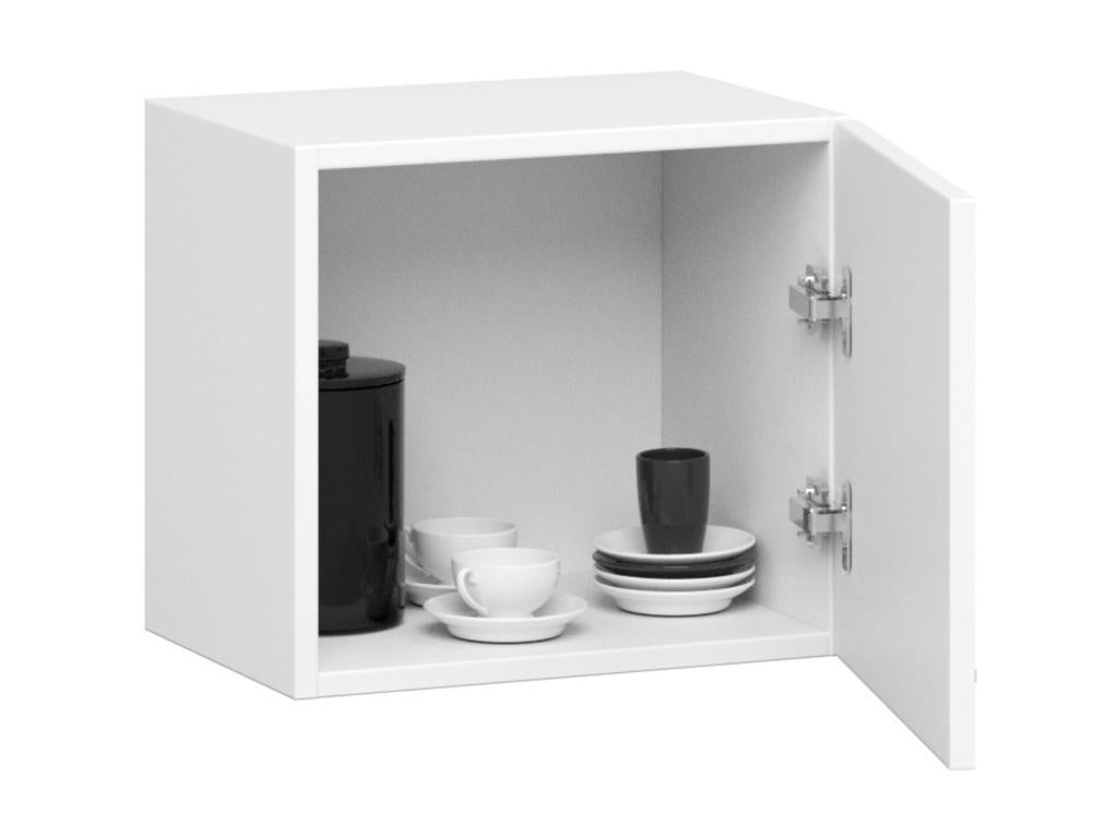 Dormeva W40 wall kitchen cabinet with integrated Dormeva extractor hood, white, 40 cm, 1 door, 1 shelf, 40x30x29 cm, LPYP04114