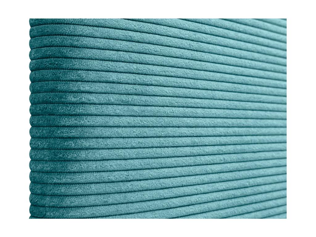 Lysvia Plain Corduroy Headboard with Buttons 90x115 with Bed Legs 80/90 - Turquoise LRCW33618