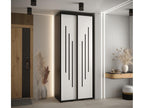 Dormeva 8 Sliding Door Wardrobe 235.2/100/60 2 Doors Black/White/Black CFDW05859