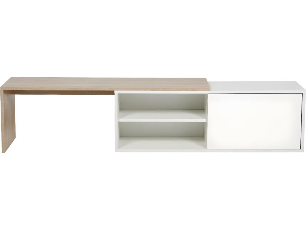 Melinda Coffee Table - White/Oak WQSV68265