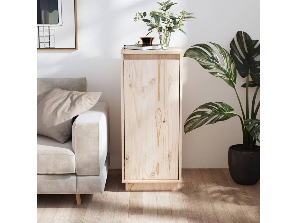 Buffet 31.5x34x75 cm Solid pine wood QVNP38348