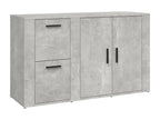 Concrete Grey Buffet 100x33x59.5 cm Engineered Wood HRGQ64816