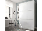 Sliding wardrobe with 2 doors, white - Dormeva - W 120 x D 50 x H 200 cm EKVS96836