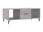 Lysvia coffee table, grey, 102x50x40 cm, engineered wood, HLCY54380