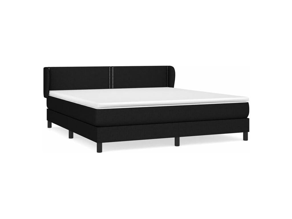 Dormeva bed base with black mattress 160x200 fabric KBBS49064