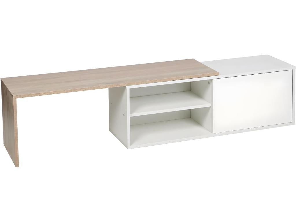 Melinda Coffee Table - White/Oak WQSV68265