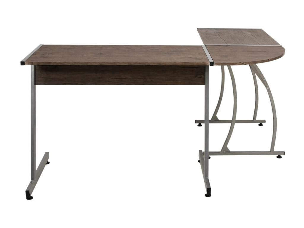 Brown wooden desk/table 152x117x74 cm 02 0023690 DJRG81718