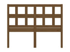 Honey Brown Headboard 155.5x4x100 cm Solid Pine Wood GEQX61470