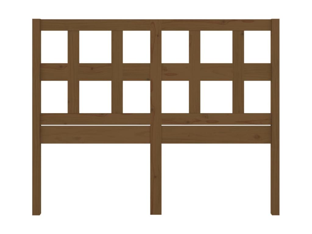 Honey Brown Headboard 155.5x4x100 cm Solid Pine Wood GEQX61470