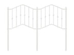 White metal headboard 120cm JDCF43890