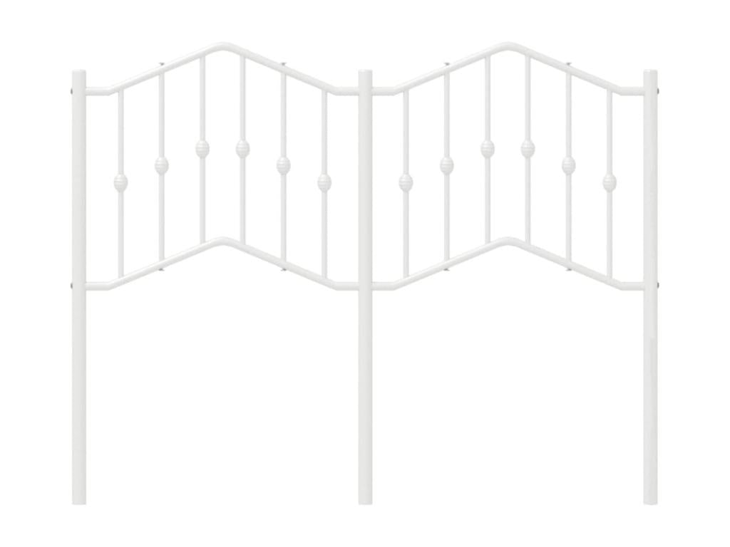 White metal headboard 120cm JDCF43890