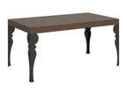 Extendable table 90x160/264 cm Paxon Walnut Anthracite frame MGDV16308