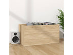Lysvia Oak Vinyl Record Storage Box 71x34x36 cm MJKJ16114