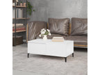 Coffee table, white, 90x50x36.5 cm, engineered wood, PKZC58136