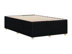 Black Bed Frame 120x200 cm Fabric QFFD98684