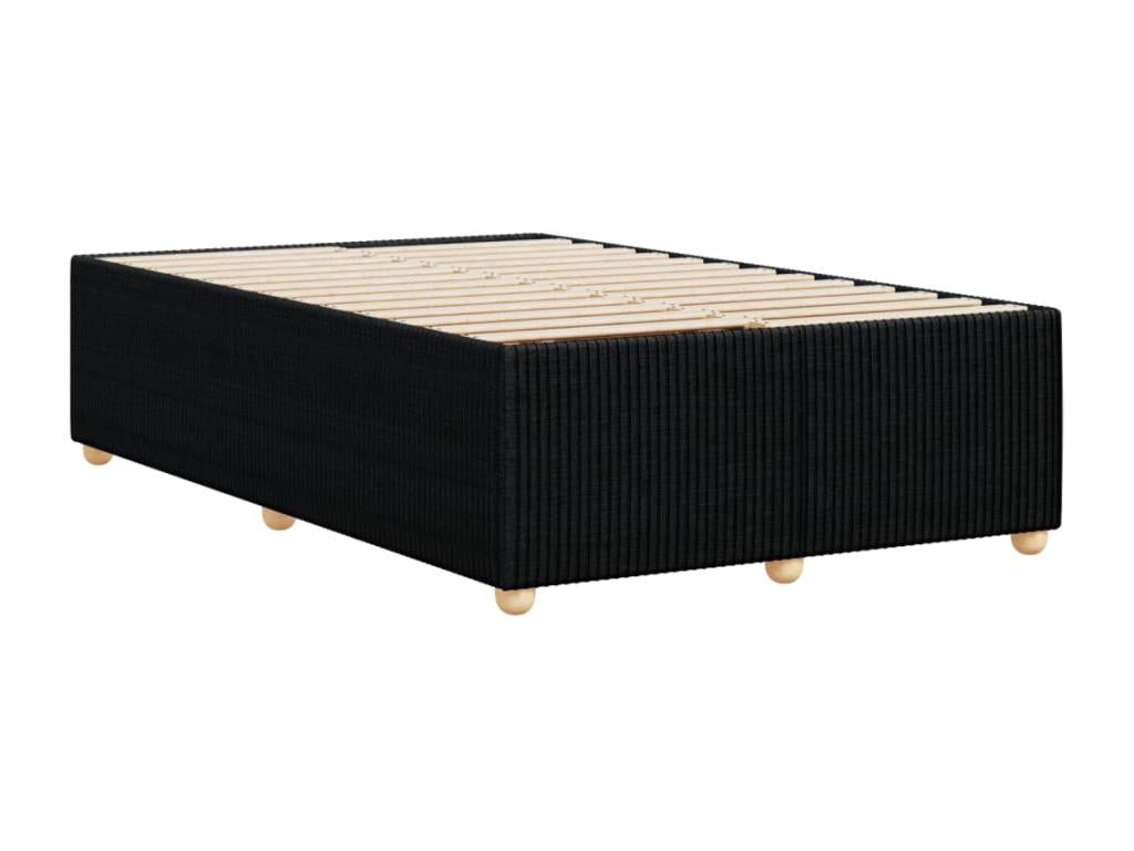 Black Bed Frame 120x200 cm Fabric QFFD98684