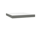 Dormeva bed base with mattress, Dark Grey 160x200 Fabric QEQN11206