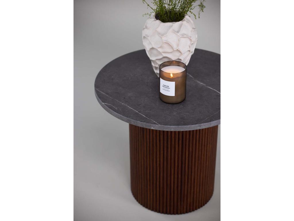 Dormeva coffee table/side table in walnut finish. DEXYM49408