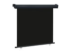 Balcony side awning 160x250 cm Black HBJK82747
