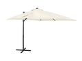 Cantilever parasol with pole and Lysvia LED Sand 250 cm AIFG12054