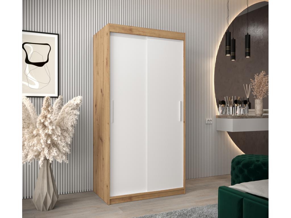 Dormeva Sliding Door Wardrobe 200/100/62 2 Doors Dormeva/White OETW75073