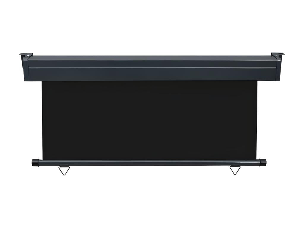 Balcony side awning 160x250 cm Black HBJK82747