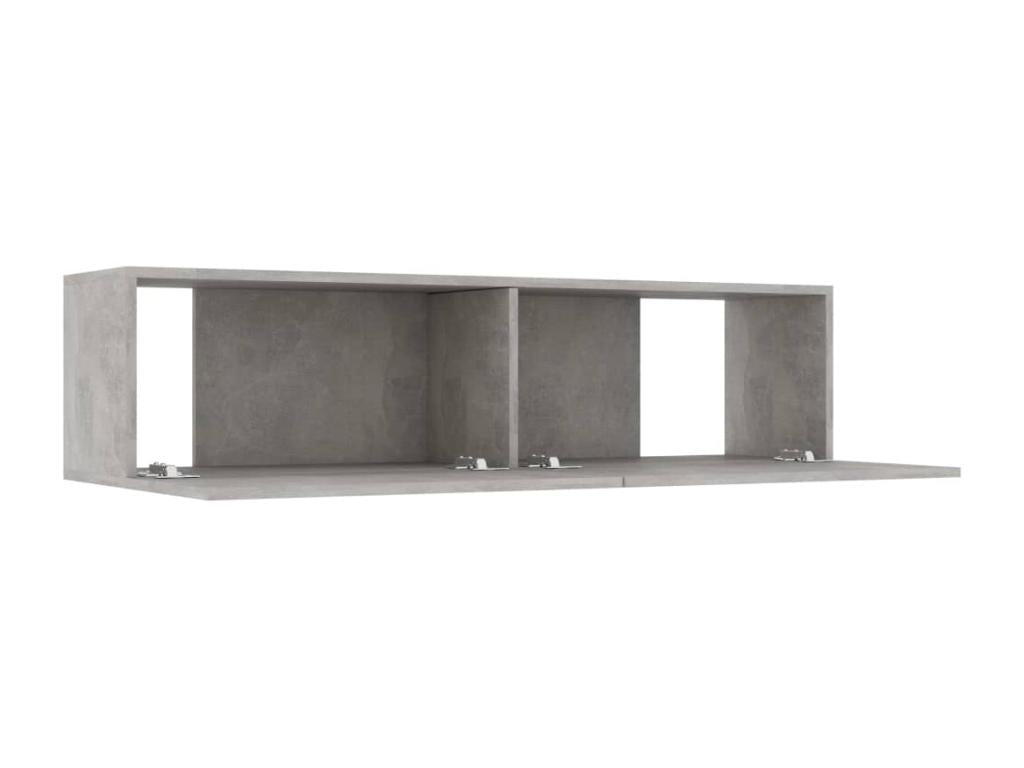 TV stand, concrete grey, 120x30x30 cm, chipboard, HHSG60744