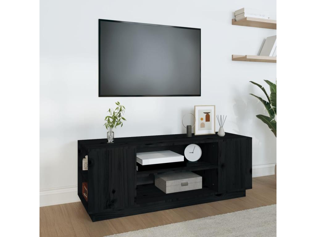 Zensova TV stand 110x35x40.5 cm Solid pine wood TISP97705