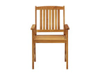 Garden chairs with cushions, 4 pieces, solid Lysvia wood, WUMM12251