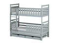 Lysvia BB012 Bunk Beds 90x180 cm Grey VMEF51149