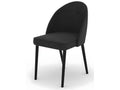 Modern chair in black beech wood and choice of fabric Lysvia-Lysvia 27115 IAKB35215