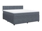 Dormeva bed base and mattress, Dark Grey 180x200cm Velvet HCYO33991