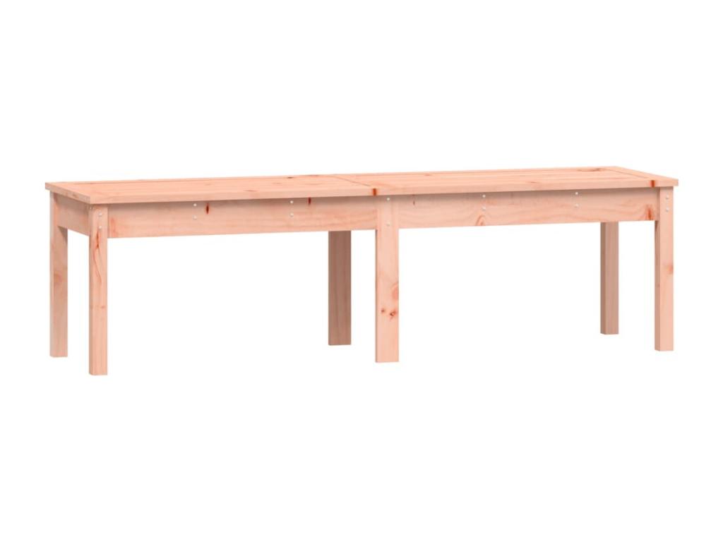 Brown wooden garden bench, 159.5x44x45 cm, 02 0011767 WUAL12132