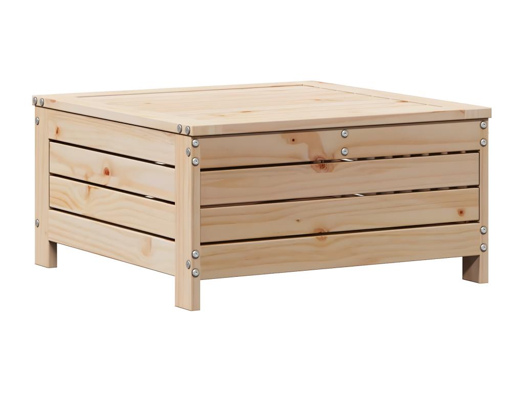 3-piece garden furniture set with cushions, solid pine wood, TTEC66426