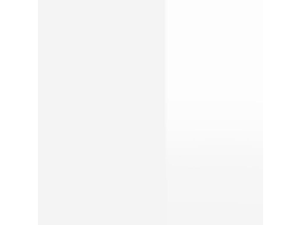 High-gloss white bed frame 140x200 engineered wood OOUE29990