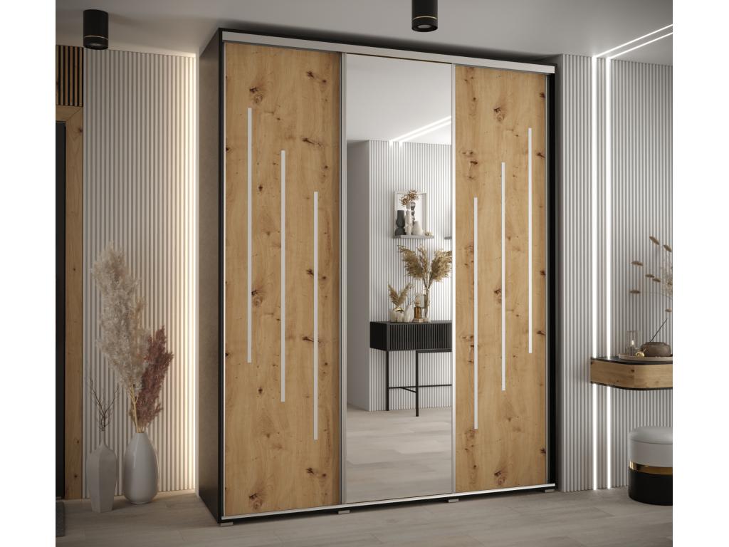 Dormeva 9 Sliding Door Wardrobe 235.2/190/45 3 Doors IFZJ95643