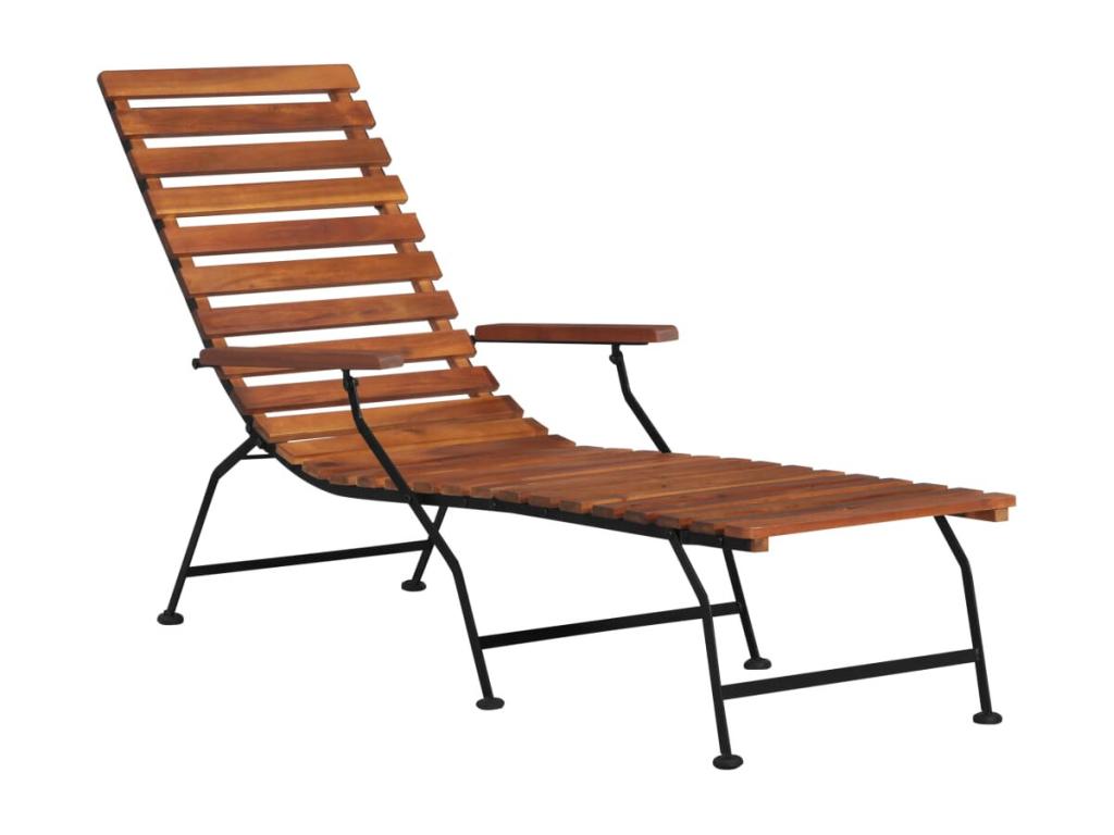 Outdoor patio chair, solid Lysvia wood, PBNO61344