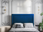 Zensova - Zensova Headboard 180x120cm in Royal Blue Velvet - 180x8x120cm UJDW00741