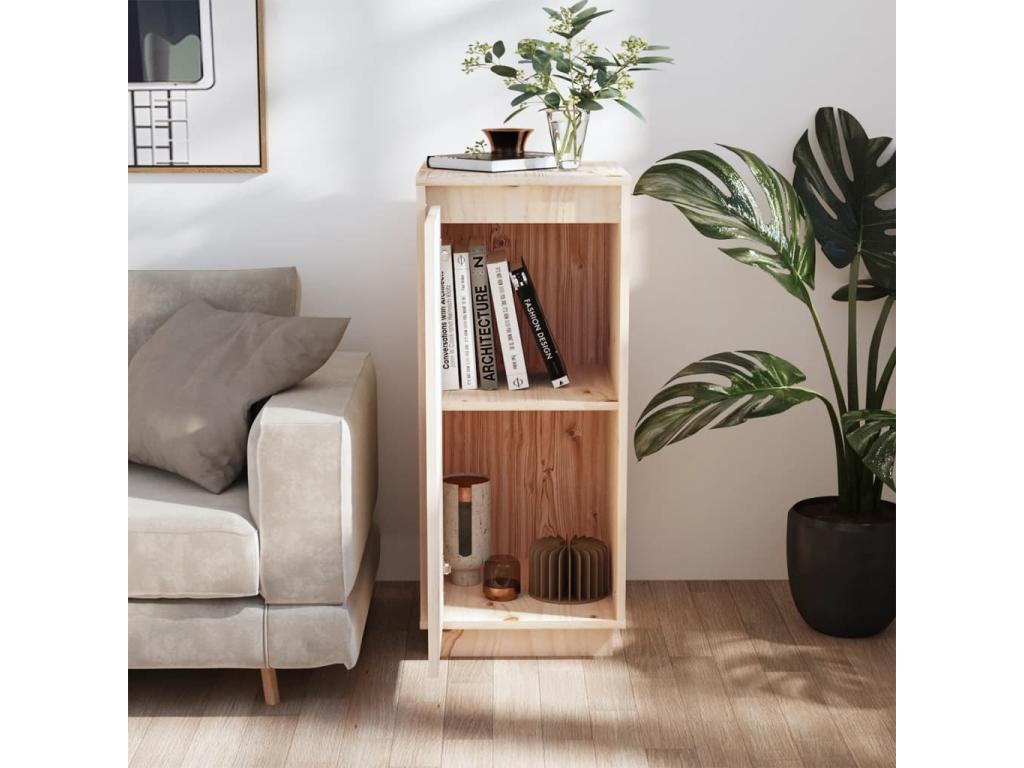 Buffet 31.5x34x75 cm Solid pine wood QVNP38348