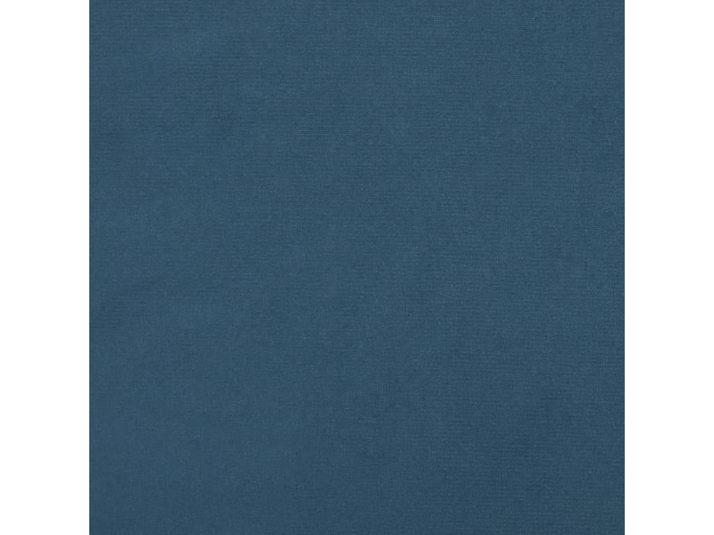 Dark blue velvet bed frame (mattress not included) 180x200 cm GTDM10599