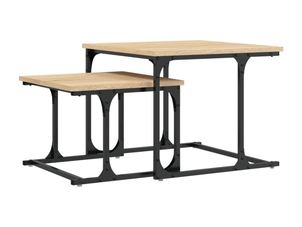 Dormeva engineered oak nesting coffee table, 2 pieces, JADZ07042