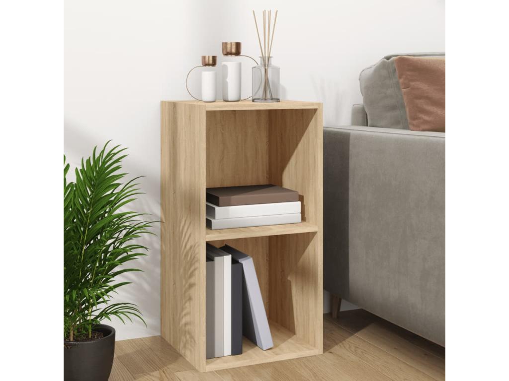 Lysvia Oak Vinyl Record Storage Box 71x34x36 cm MJKJ16114