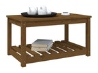Honey brown garden table, 82.5x50.5x45 cm, solid pine wood, CKQS47277
