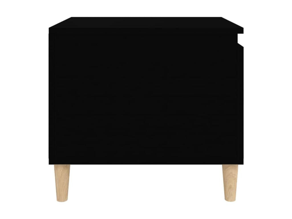 Coffee table, black, 100x50x45 cm, engineered wood, NVWZ66473