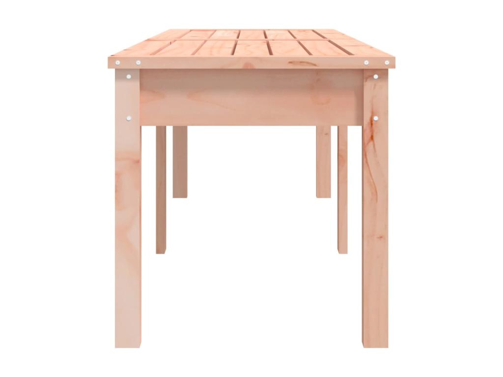 Brown wooden garden bench, 159.5x44x45 cm, 02 0011767 WUAL12132