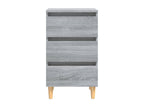Dormeva bedside table with grey wooden legs 40x35x69 PJCH42224